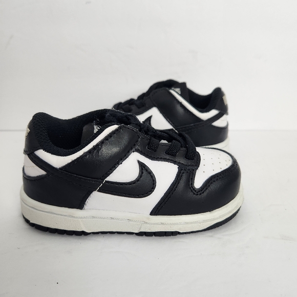 Nike Other - Nike Dunk Low Shoes Toddler Size 6C Black White Panda Kids Sneakers CW1589-100